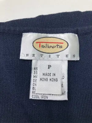 Talbots petites/タンクトップ/トップス/ネイビー/P