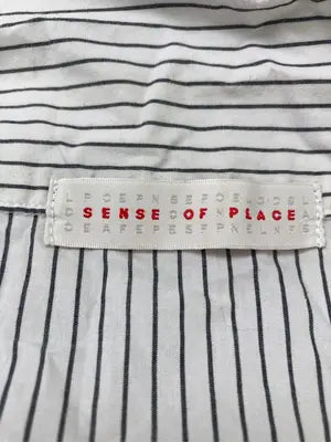 SENSE OF PLACE/センスオブプレイス/シャツ/ブラウス/トップス/ホワイト/Free
