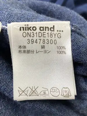 niko and .../ニコアンド/ワンピース/ワンピース/ドレス/ネイビー