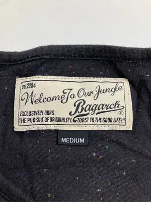 Bagarch/Tシャツ/カットソー/トップス/ブラック/MEDIUM