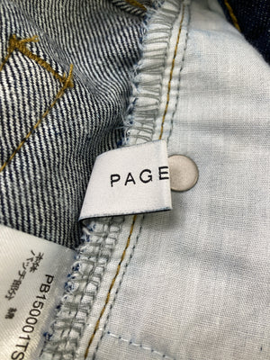 PAGE BOY/ページボーイ/デニムパンツ/パンツ/ネイビー/24XS