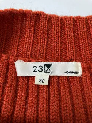 23区/ニジュウサンク/ニット/セーター/トップス/レッド/38
