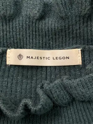 MAJESTIC LEGON/マジェスティックレゴン/ニット/セーター/トップス/グリーン/M