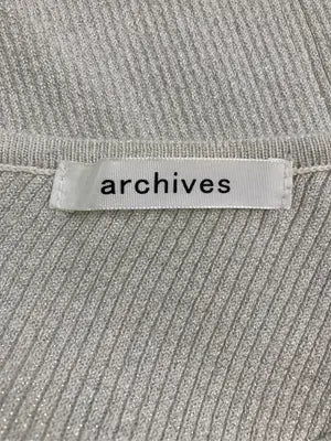 archives/アルシーヴ/Tシャツ/カットソー/トップス/グレー/M