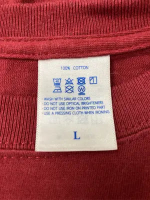 Tシャツ/カットソー/トップス/レッド/L