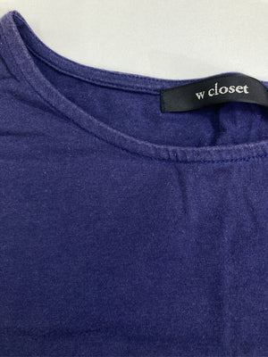 w closet/ダブルクローゼット/Tシャツ/カットソー/トップス/ネイビー/F