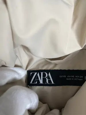 ZARA/ザラ/ダウンベスト/ジャケット/アウター/ベージュ/USA XS
