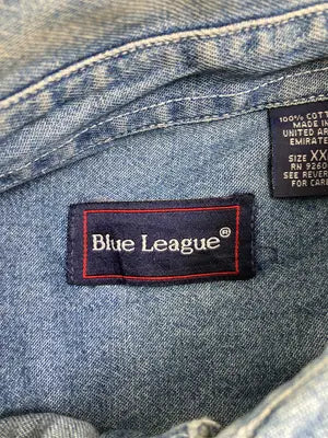 Blue League/シャツ/ブラウス/トップス/ブルー/XXL