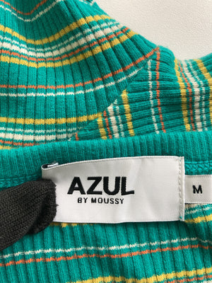 AZUL by MOUSSY/アズールバイマウジー/Tシャツ/カットソー/トップス/グリーン/M
