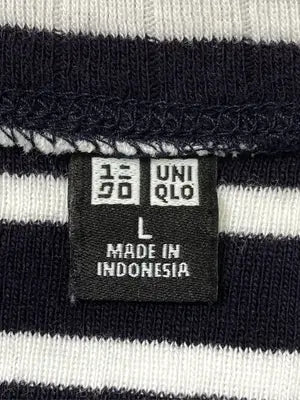 UNIQLO/ユニクロ/Tシャツ/カットソー/トップス/ネイビー/L