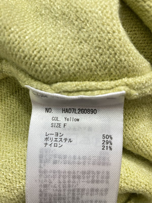 AMERICAN HOLIC/アメリカンホリック/ニット/セーター/トップス/イエロー/F