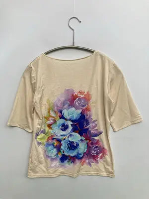 Tシャツ/カットソー/トップス/アイボリー/s