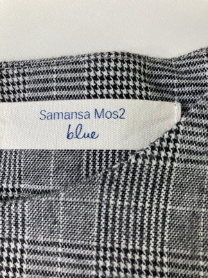 Samansa Mos2 blue/サマンサモスモスブルー/シャツ/ブラウス/トップス/グレー/F
