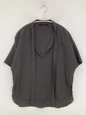ZARA/ザラ/シャツ/ブラウス/トップス/グレー/EUR L/USA L/MEX 30