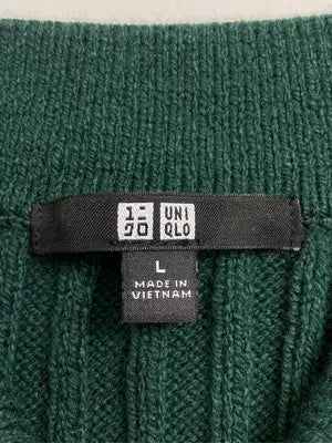 UNIQLO/ユニクロ/ニット/セーター/トップス/グリーン/L