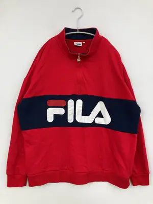 FILA/フィラ/スウェット/トップス/レッド/LL