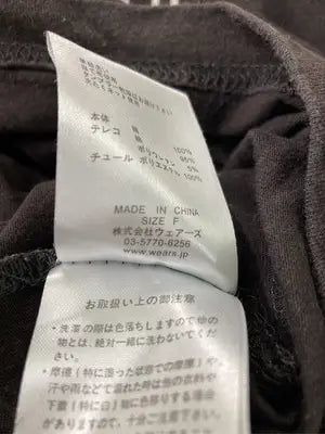 CIAOPANIC/チャオパニック/Tシャツ/カットソー/トップス/ブラック/F