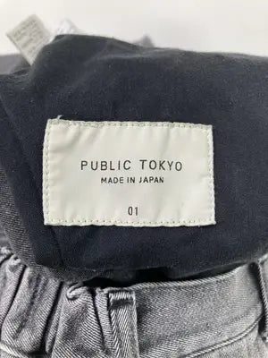 PUBLIC TOKYO/パブリックトウキョウ/デニムパンツ/パンツ/グレー/1