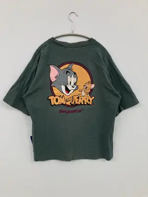 sequence/Tシャツ/カットソー/トップス/グリーン/M