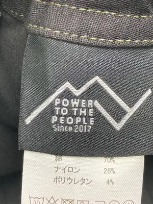 POWER TO THE PEOPLE/パワートゥザピープル/その他パンツ/パンツ/ブラック/M