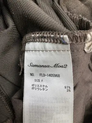 Samansa Mos2/サマンサモスモス/チノパンツ/パンツ/ブラウン/F