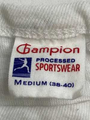 Champion/チャンピオン/Tシャツ/カットソー/トップス/ホワイト/MEDIUM (38-40)