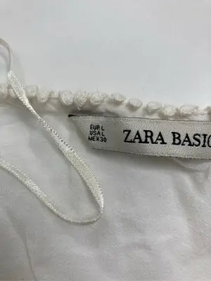 ZARA/ザラ/チュニック/ワンピース/ドレス/ホワイト/EUR L/USA L/MEX 30