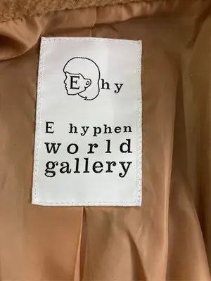 E hyphen world gallery/イーハイフンワールドギャラリー/チェスターコート/ジャケット/アウター/オレンジ