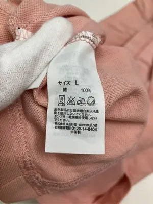 無印良品/ムジルシリョウヒン/ポロシャツ/トップス/ピンク/L