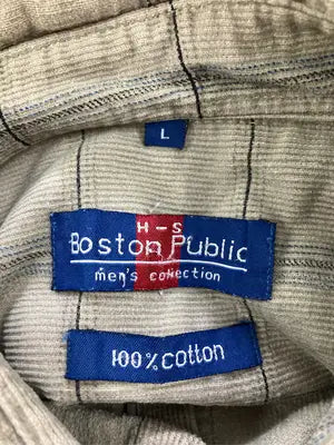 BOSTON PROPER/シャツ/ブラウス/トップス/ベージュ/L