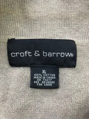croft&barrow/クラフトアンドバロー/ニット/セーター/トップス/ベージュ/XL
