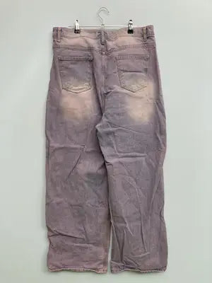 NEUKKIMPYO/デニムパンツ/パンツ/パープル/3XL