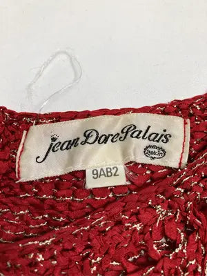 Jean Dore Palais/ニット/セーター/トップス/レッド/9AB2