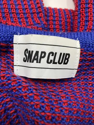 SNAP CLUB/スナップクラブ/ニット/セーター/トップス/レッド/M