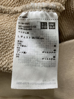 UNIQLO/ユニクロ/パーカー/トップス/ベージュ/L