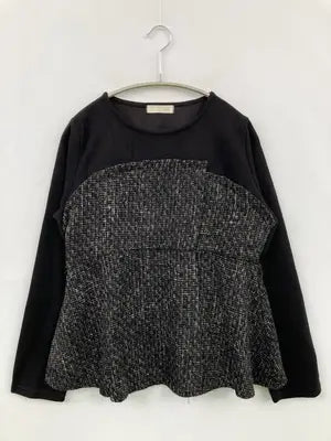 RIVIETTA/Tシャツ/カットソー/トップス/ブラック/L