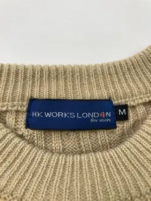 HK WORKS LONDON/エイチケーワークスロンドン/ニット/セーター/トップス/ベージュ/M