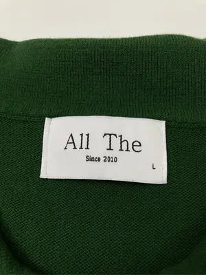 All The/ポロシャツ/トップス/グリーン/L