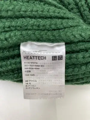 UNIQLO/ユニクロ/ニットキャップ/ビーニー/帽子/グリーン/ONE SIZE