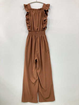 MINI MINI/ミニミニ/サロペット/オーバーオール/オールインワン・サロペット/ブラウン/L