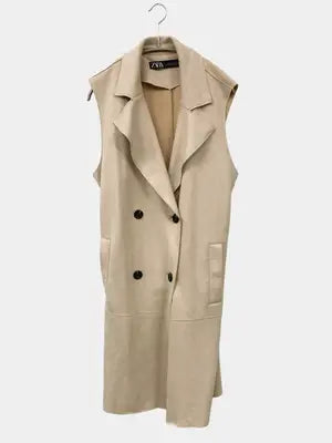 ZARA/ザラ/ベスト/トップス/ベージュ/USA S