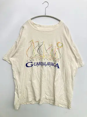 Tシャツ/カットソー/トップス/アイボリー/XL