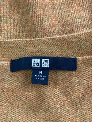 UNIQLO/ユニクロ/ニット/セーター/トップス/オレンジ/M