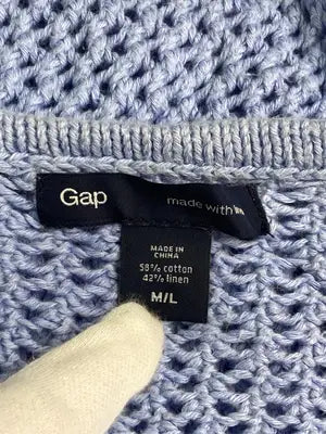 GAP/ギャップ/ニット/セーター/トップス/ブルー/M/L