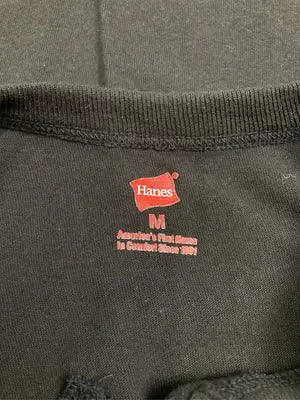 Hanes/ヘインズ/Tシャツ/カットソー/トップス/ブラック/M