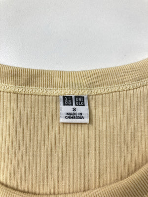 UNIQLO/ユニクロ/Tシャツ/カットソー/トップス/イエロー/S