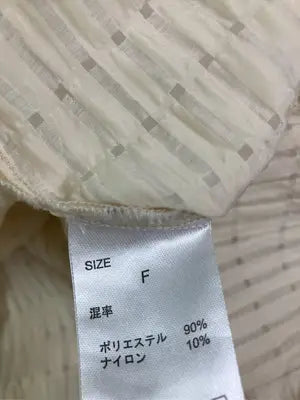 forksy./フォルクシー/シャツ/ブラウス/トップス/アイボリー/F