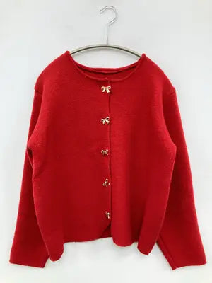 Doula Doula/ドゥーラドゥーラ/カーディガン/ボレロ/トップス/レッド