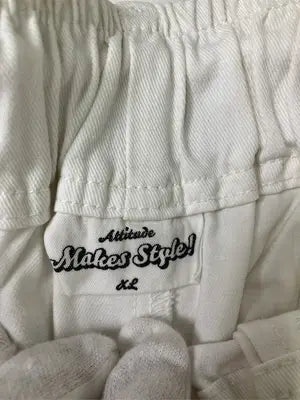 Attitude makes style!/アティチュードメイクススタイル/その他パンツ/パンツ/ホワイト/XL