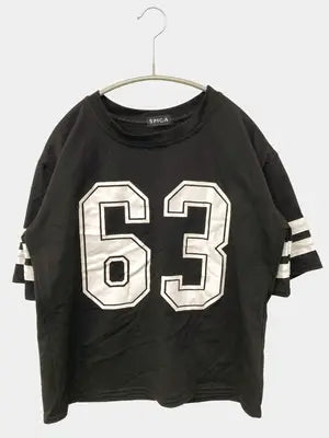 SPIGA/スピガ/Tシャツ/カットソー/トップス/ブラック